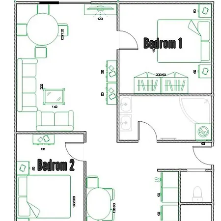 דירה Sugar Apartman